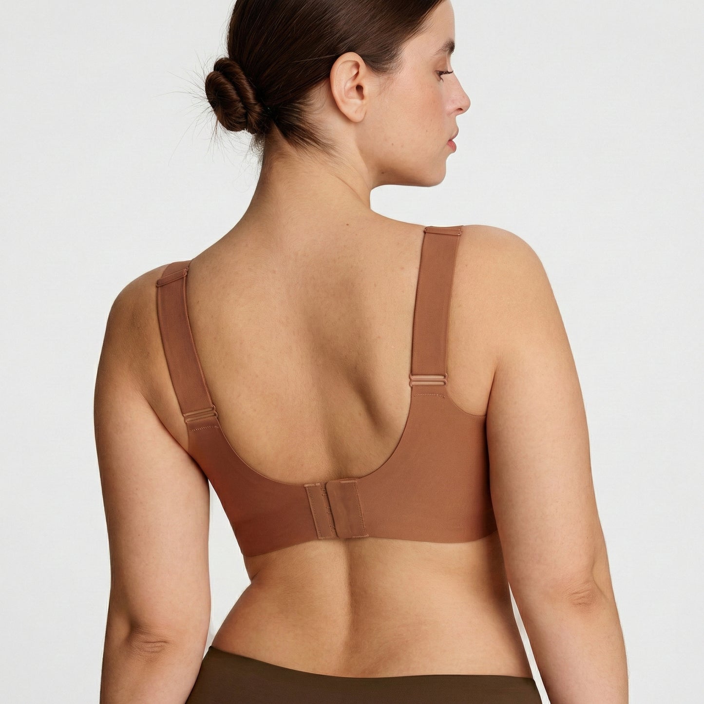 Biustonosz bez fiszbin z elastycznym podtrzymaniem