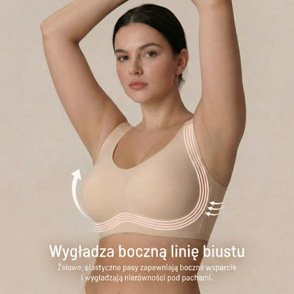 Biustonosz bez fiszbin z elastycznym podtrzymaniem