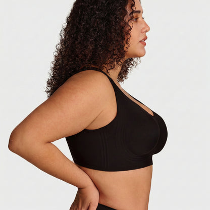 Biustonosz bez fiszbin z elastycznym podtrzymaniem