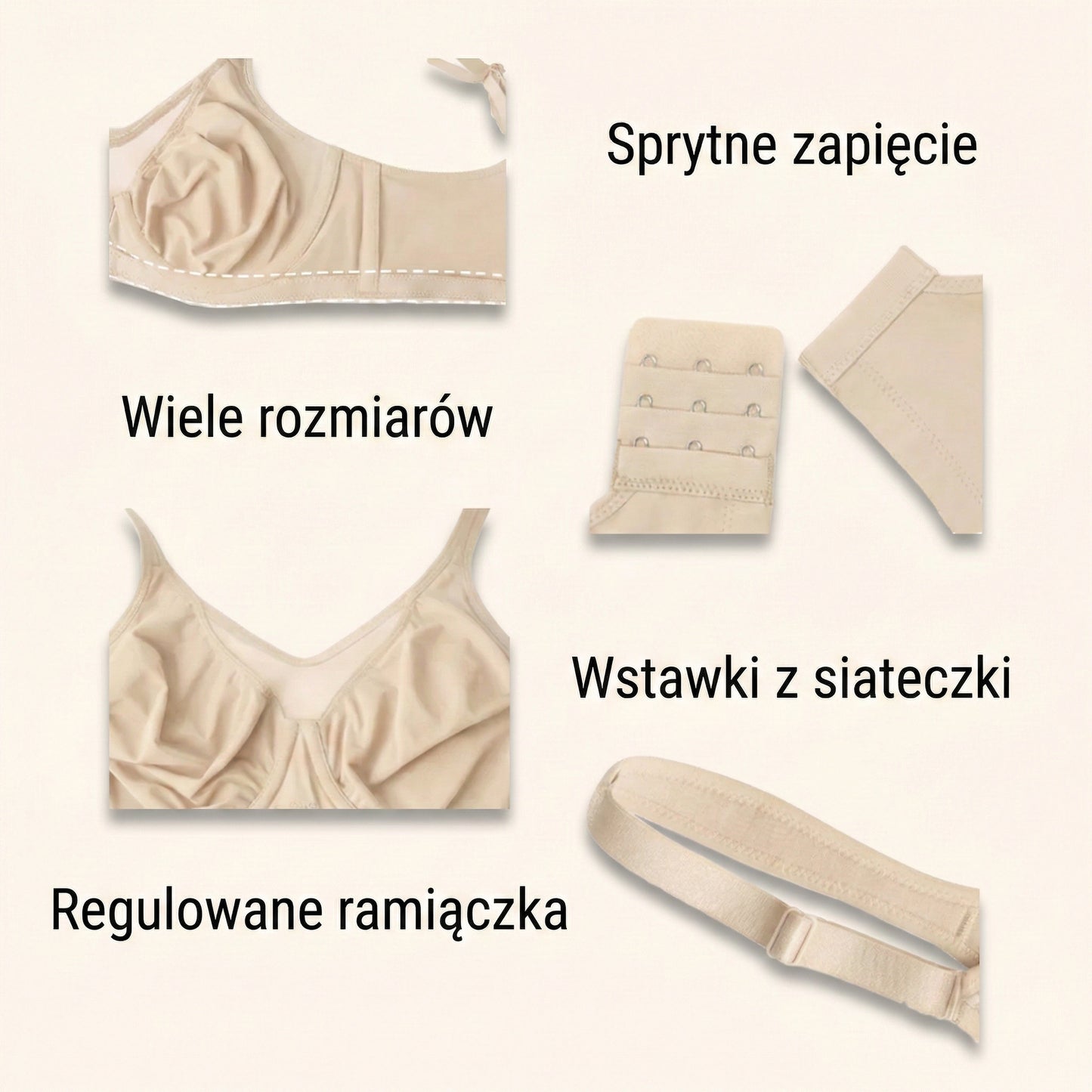 Biustonosz modelujący z pełnym kryciem
