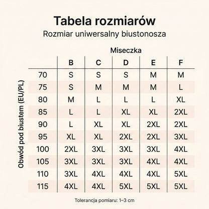 Bezszwowy biustonosz Soft Comfort bez fiszbin