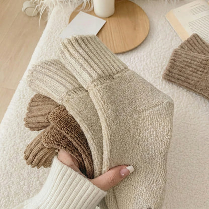 3-Pak Prążkowane Skarpety Polarowe