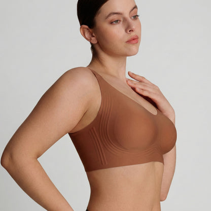 Biustonosz bez fiszbin z elastycznym podtrzymaniem