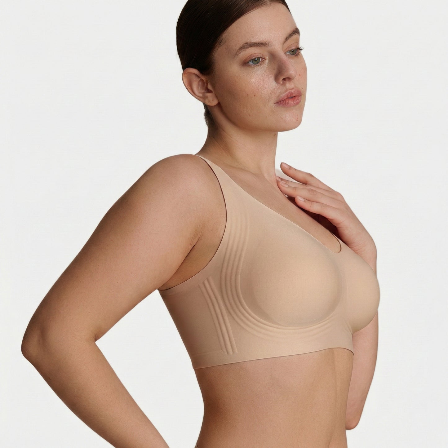 Biustonosz bez fiszbin z elastycznym podtrzymaniem