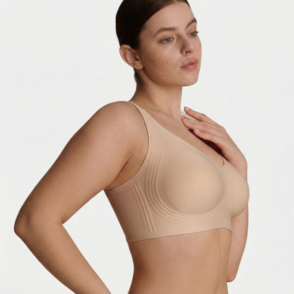 Biustonosz bez fiszbin z elastycznym podtrzymaniem