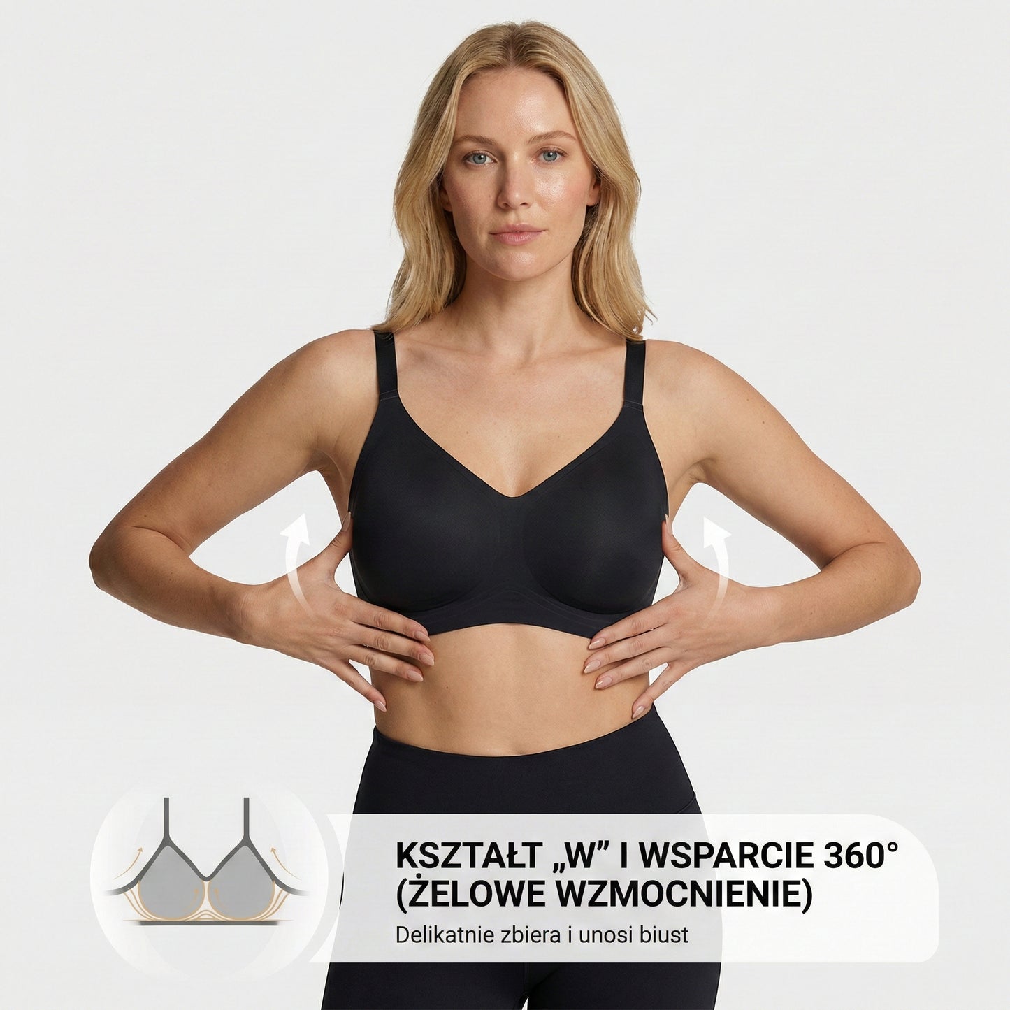 Bezszwowy biustonosz Soft Comfort bez fiszbin